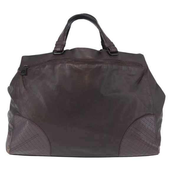 BOTTEGA VENETA Hand Bag Leather Brown Auth 192299
