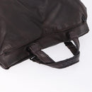 BOTTEGA VENETA Hand Bag Leather Brown Auth 192299-6
