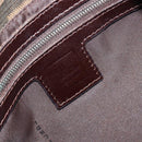 FENDI Zucca Canvas Mamma Baguette Shoulder Bag Brown Black Auth 192302V-17
