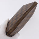 LOUIS VUITTON Damier Ebene Pochette Cosmetic PM Pouch N47516 LV Auth 192303-5