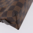 LOUIS VUITTON Damier Ebene Pochette Cosmetic PM Pouch N47516 LV Auth 192303-7