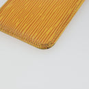 LOUIS VUITTON Epi Pochette Cles Coin Purse Yellow M63809 LV Auth 192306-16