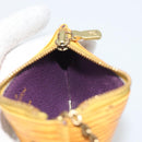 LOUIS VUITTON Epi Pochette Cles Coin Purse Yellow M63809 LV Auth 192306-17