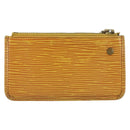 LOUIS VUITTON Epi Pochette Cles Coin Purse Yellow M63809 LV Auth 192306-2