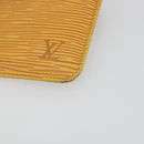 LOUIS VUITTON Epi Pochette Cles Coin Purse Yellow M63809 LV Auth 192306-7