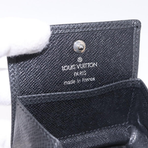 LOUIS VUITTON Epi Porte Monnaie Boite Coin Purse Ardoise M30382 LV Auth 192308A