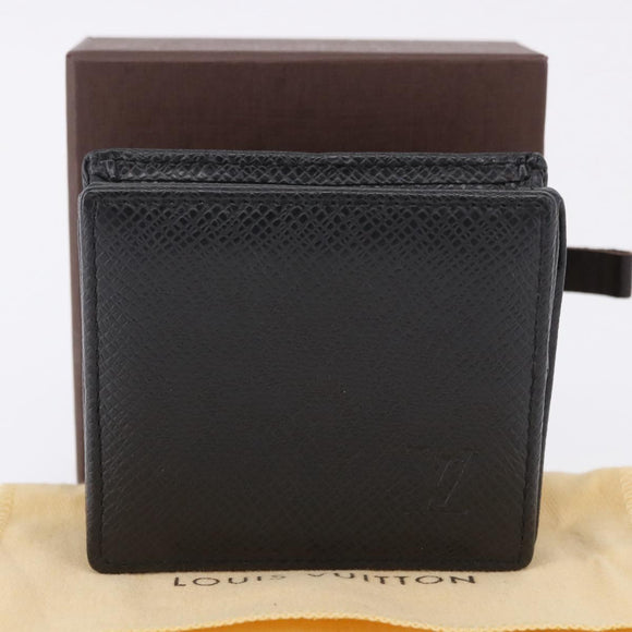 LOUIS VUITTON Epi Porte Monnaie Boite Coin Purse Ardoise M30382 LV Auth 192308A
