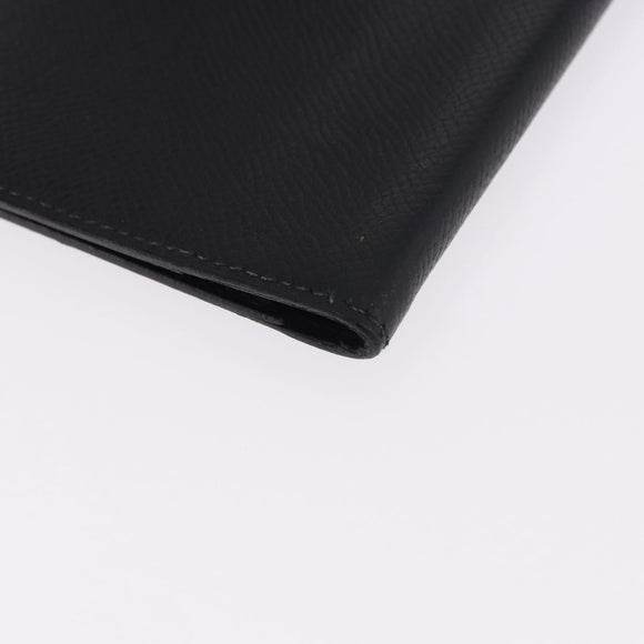 HERMES Agenda Vision Day Planner Cover Leather Black Auth 192309V
