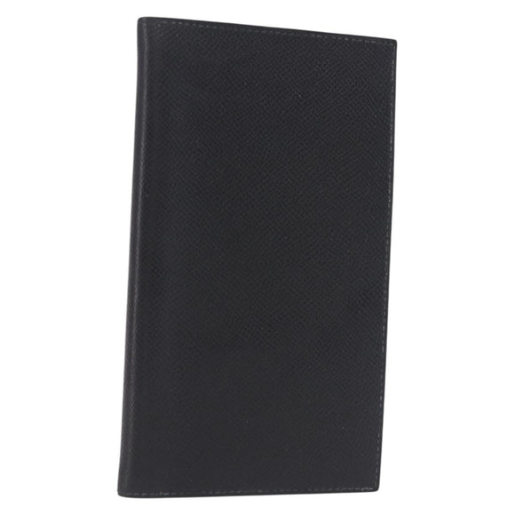 HERMES Agenda Vision Day Planner Cover Leather Black Auth 192309V