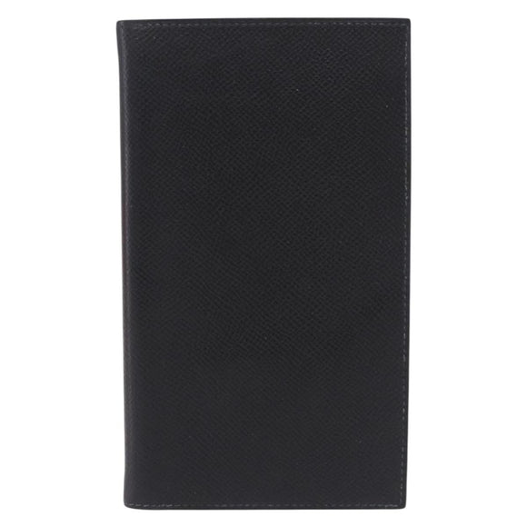 HERMES Agenda Vision Day Planner Cover Leather Black Auth 192309V