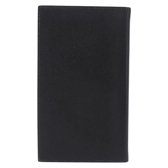 HERMES Agenda Vision Day Planner Cover Leather Black Auth 192309V