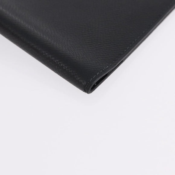 HERMES Agenda Vision Day Planner Cover Leather Black Auth 192309V