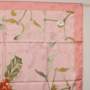 HERMES Carre90 Scarf Silk Pink Green Auth 192370M-16