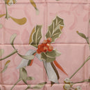 HERMES Carre90 Scarf Silk Pink Green Auth 192370M-18