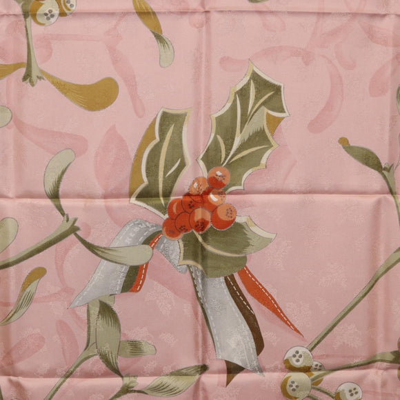 HERMES Carre90 Scarf Silk Pink Green Auth 192370M