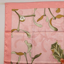 HERMES Carre90 Scarf Silk Pink Green Auth 192370M-2
