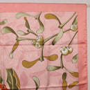 HERMES Carre90 Scarf Silk Pink Green Auth 192370M-4