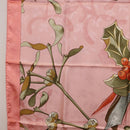 HERMES Carre90 Scarf Silk Pink Green Auth 192370M-5