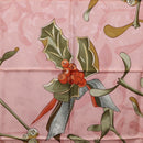 HERMES Carre90 Scarf Silk Pink Green Auth 192370M-6