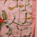 HERMES Carre90 Scarf Silk Pink Green Auth 192370M-7