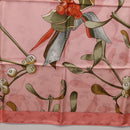 HERMES Carre90 Scarf Silk Pink Green Auth 192370M-9