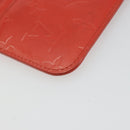 LOUIS VUITTON Vernis Pochette Cles NM Orenge Sunset M93638 LV Auth 192380-16