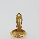 CHANEL COCO Mark Earring Metal Gold Tone CC Auth 192382-10