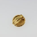 CHANEL COCO Mark Earring Metal Gold Tone CC Auth 192382-3