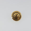 CHANEL COCO Mark Earring Metal Gold Tone CC Auth 192382-7