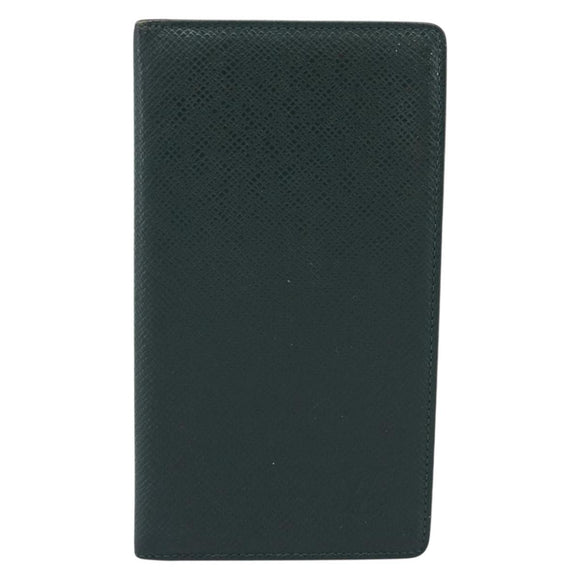 LOUIS VUITTON Taiga Billfold Card Case 2 Set Epicea Grizzly LV Auth 192414