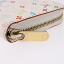 LOUIS VUITTON Monogram Multicolor Zippy Wallet White M60241 LV Auth 192417-13