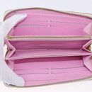 LOUIS VUITTON Monogram Multicolor Zippy Wallet White M60241 LV Auth 192417-14