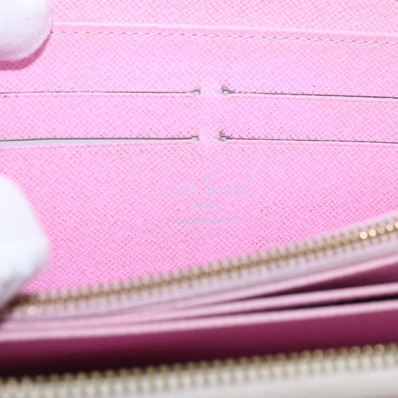 LOUIS VUITTON Monogram Multicolor Zippy Wallet White M60241 LV Auth 192417