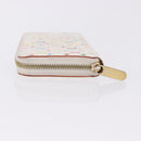 LOUIS VUITTON Monogram Multicolor Zippy Wallet White M60241 LV Auth 192417-6