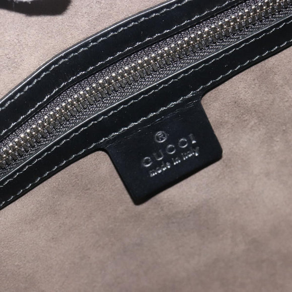 GUCCI GG Supreme Blooms Boston Bag PVC 2way Beige Silver 406380 Auth 192425A