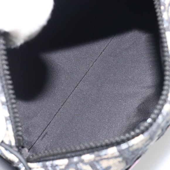 Christian Dior Trotter Canvas Shoulder Bag Navy Auth 192430M