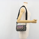 Christian Dior Trotter Canvas Shoulder Bag Navy Auth 192430M-19