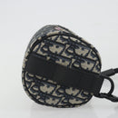 Christian Dior Trotter Canvas Shoulder Bag Navy Auth 192430M-4