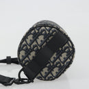 Christian Dior Trotter Canvas Shoulder Bag Navy Auth 192430M-5