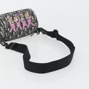 Christian Dior Trotter Canvas Shoulder Bag Navy Auth 192430M-7