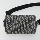 Christian Dior Trotter Canvas Shoulder Bag Navy Auth 192430M-9