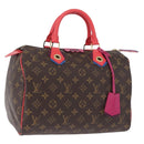 LOUIS VUITTON Monogram Totem Speedy 30 Hand Bag M41665 LV Auth 192431SV-1