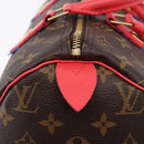 LOUIS VUITTON Monogram Totem Speedy 30 Hand Bag M41665 LV Auth 192431SV-18
