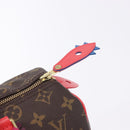 LOUIS VUITTON Monogram Totem Speedy 30 Hand Bag M41665 LV Auth 192431SV-19