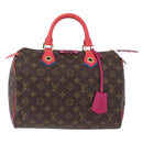 LOUIS VUITTON Monogram Totem Speedy 30 Hand Bag M41665 LV Auth 192431SV-13