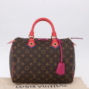 LOUIS VUITTON Monogram Totem Speedy 30 Hand Bag M41665 LV Auth 192431SV-12