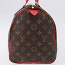 LOUIS VUITTON Monogram Totem Speedy 30 Hand Bag M41665 LV Auth 192431SV-4