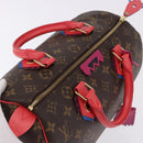 LOUIS VUITTON Monogram Totem Speedy 30 Hand Bag M41665 LV Auth 192431SV-6