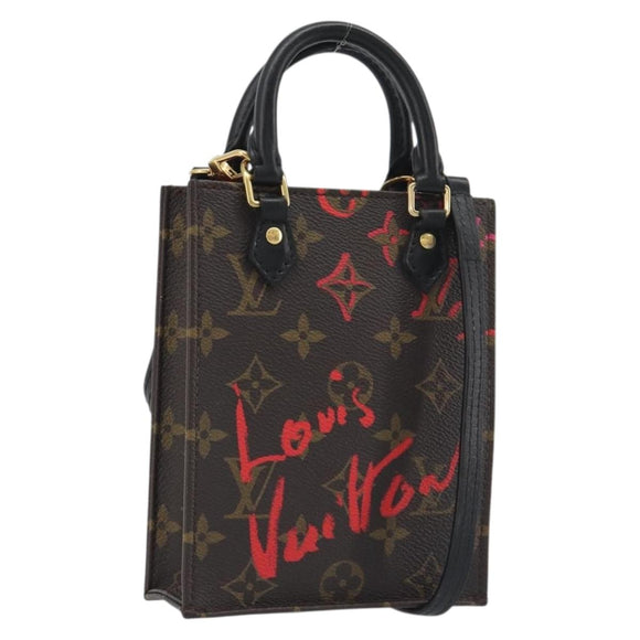 LOUIS VUITTON Monogram Fall in Love Petit Sac Plat Bag 2way M80839 Auth 192433M