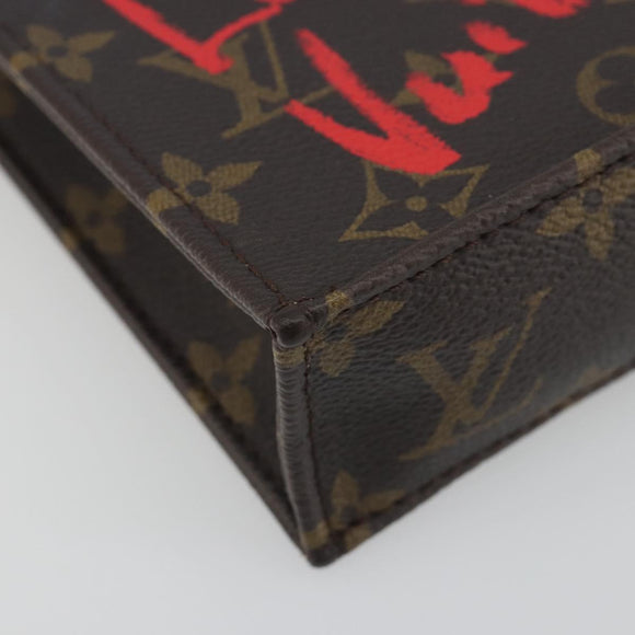 LOUIS VUITTON Monogram Fall in Love Petit Sac Plat Bag 2way M80839 Auth 192433M